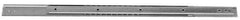 Sugatsune - 16" Slide Length, 11.72" Travel Length, Stainless Steel Ball Bearing Slide SSR-5 - 1/2" Wide, 2-3/4" High, 230 Lb Capacity at Full Extension, Satin Finish - Industrial Tool & Supply