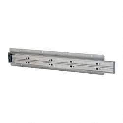 Sugatsune - 15.74" Slide Length, 17.16" Travel Length, Stainless Steel Ball Bearing Slide TSS3 - 1-1/16" Wide, 1-3/4" High, 198 Lb Capacity at Full Extension, Satin Finish - Industrial Tool & Supply