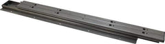 Sugatsune - 19.68" Slide Length, 21.1" Travel Length, Stainless Steel Ball Bearing Slide TSS3 - 1-1/16" Wide, 1-3/4" High, 187 Lb Capacity at Full Extension, Satin Finish - Industrial Tool & Supply