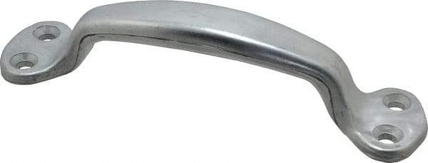 Made in USA - 8-5/16" Long x 1-3/64" Wide, Cast Steel Heavy Duty Door Pull - Unfinished - Industrial Tool & Supply