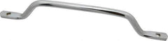 Made in USA - 13" Long, Grab Handle - Chrome Finish, Steel - Industrial Tool & Supply
