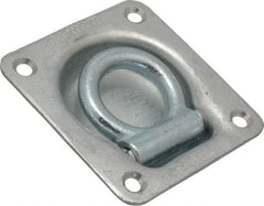 Value Collection - Zinc Finish Trap Door Ring - 1" High x 3-3/4" Wide - Industrial Tool & Supply
