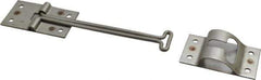 Made in USA - 7-1/2" Long Stainless Door Holder - 6" Stem Length - Industrial Tool & Supply