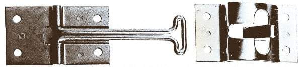 Made in USA - 7-1/2" Long Zinc Door Holder - 6" Stem Length - Industrial Tool & Supply