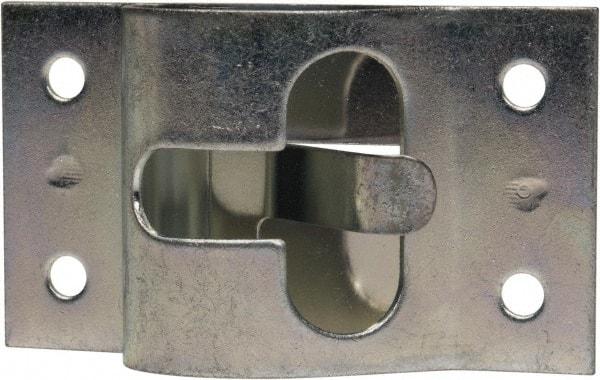 Made in USA - 5-1/2" Long Zinc Door Holder - 4" Stem Length - Industrial Tool & Supply