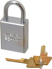 American Lock - 1" Shackle Clearance, Keyed Alike A5100 Padlock - 1/4" Shackle Diam, Steel - Industrial Tool & Supply