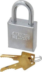 American Lock - 1-1/8" Shackle Clearance, Keyed Different A5200 Padlock - 5/16" Shackle Diam, Steel - Industrial Tool & Supply