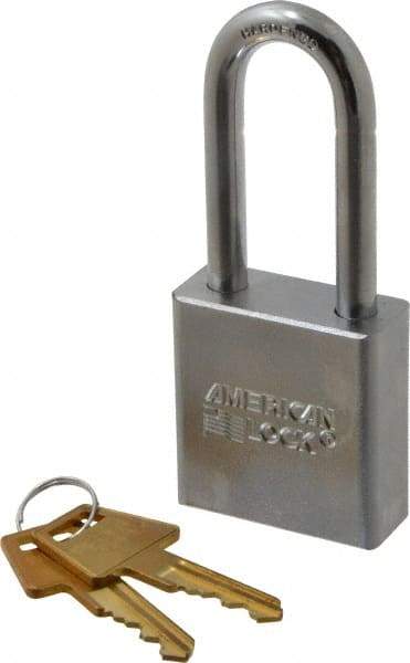 American Lock - 2" Shackle Clearance, Keyed Alike A5201 Padlock - 5/16" Shackle Diam, Steel - Industrial Tool & Supply