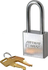 American Lock - 2" Shackle Clearance, Keyed Alike A5201 Padlock - 5/16" Shackle Diam, Steel - Industrial Tool & Supply