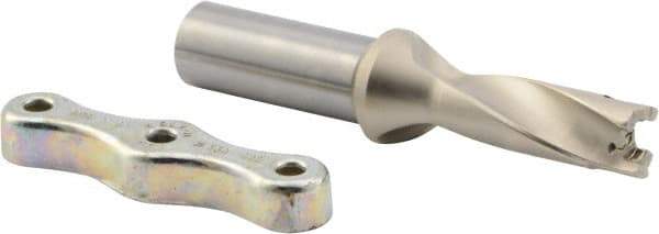 Iscar - 0.63 to 0.665" Diam, 3xD, 1.89" Max Depth, 3/4" Shank Diam, Replaceable Tip Drill - IDI Insert, 16 Seat Size, DCM Toolholder, Series ChamDrill - Industrial Tool & Supply