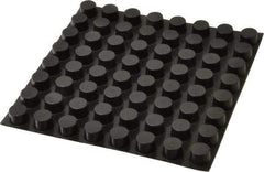 Made in USA - 0.62" Wide x 0.4" High, Self Adhesive Polyurethane Bumpers - Cylindrical - Industrial Tool & Supply