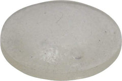 Made in USA - 0.335" Wide x 0.085" High, Self Adhesive Polyurethane Bumpers - Hemispherical - Industrial Tool & Supply