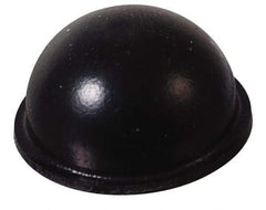 Made in USA - 0.7" Wide x 0.38" High, Self Adhesive Polyurethane Bumpers - Hemispherical - Industrial Tool & Supply