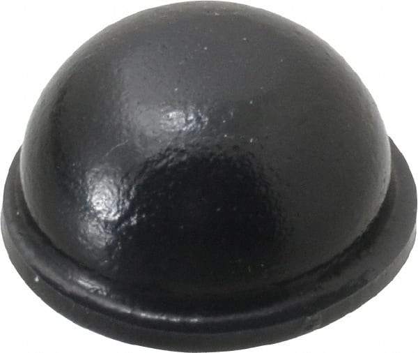 Made in USA - 0.62" Wide x 0.31" High, Self Adhesive Polyurethane Bumpers - Hemispherical - Industrial Tool & Supply