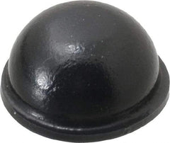 Made in USA - 0.62" Wide x 0.31" High, Self Adhesive Polyurethane Bumpers - Hemispherical - Industrial Tool & Supply