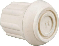 Made in USA - 5/8" ID, Rubber Crutch Tip - 1-5/16" Overall Height - Industrial Tool & Supply