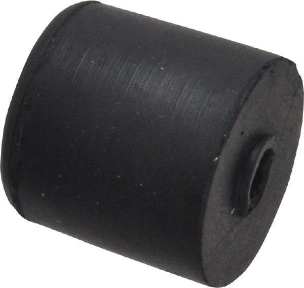 Made in USA - 5/16 Thread, 5/8" High, Rubber Bumpers - Recessed, 5/16" C-Projection Gage Line to Nose End, 5/8" Minor Axis - Industrial Tool & Supply