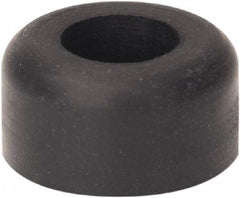 Made in USA - 1/4 Thread, 1/4" High, Rubber Bumpers - Recessed, 1/8" C-Projection Gage Line to Nose End, 1/2" Minor Axis - Industrial Tool & Supply