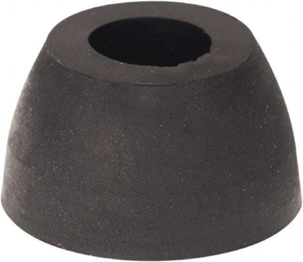 Made in USA - 7/16 Thread, 5/8" High, Rubber Bumpers - Recessed, 13/32" C-Projection Gage Line to Nose End, 1-3/32" Minor Axis - Industrial Tool & Supply