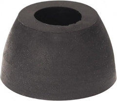 Made in USA - 7/16 Thread, 5/8" High, Rubber Bumpers - Recessed, 13/32" C-Projection Gage Line to Nose End, 1-3/32" Minor Axis - Industrial Tool & Supply