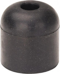 Made in USA - 5/16 Thread, 1" High, Rubber Bumpers - Recessed, 5/8" C-Projection Gage Line to Nose End, 1" Minor Axis - Industrial Tool & Supply