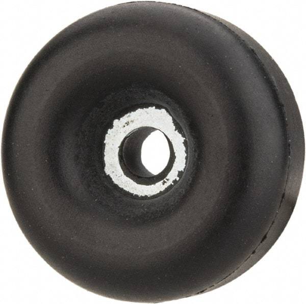 Made in USA - 1/4 Thread, 9/32" High, Rubber Bumpers - Recessed, 5/32" C-Projection Gage Line to Nose End, 3/4" Minor Axis - Industrial Tool & Supply