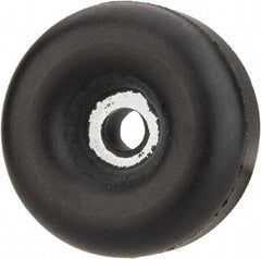 Made in USA - 1/4 Thread, 9/32" High, Rubber Bumpers - Recessed, 5/32" C-Projection Gage Line to Nose End, 3/4" Minor Axis - Industrial Tool & Supply