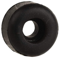 Made in USA - 1/4 Thread, 5/16" High, Rubber Bumpers - Recessed, 3/16" C-Projection Gage Line to Nose End, 1/2" Minor Axis - Industrial Tool & Supply