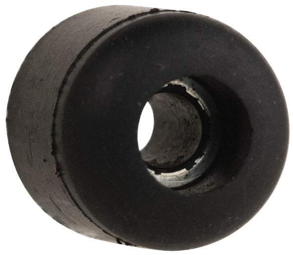 Made in USA - 1/4 Thread, 1/2" High, Rubber Bumpers - Recessed, 3/16" C-Projection Gage Line to Nose End, 1/2" Minor Axis - Industrial Tool & Supply