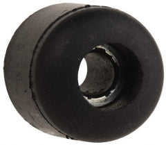 Made in USA - 1/4 Thread, 1/2" High, Rubber Bumpers - Recessed, 3/16" C-Projection Gage Line to Nose End, 1/2" Minor Axis - Industrial Tool & Supply