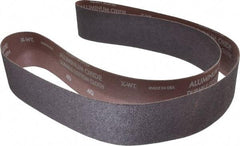 Norton - 2-1/2" Wide x 60" OAL, 40 Grit, Aluminum Oxide Abrasive Belt - Aluminum Oxide, Coarse, Coated, X Weighted Cloth Backing, Series R228 - Industrial Tool & Supply