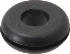 Made in USA - 7/8" OD, 5/16" Thick Grommet - Buna-N Rubber, 5/8" Slot Diam x 1/16" Slot Width - Industrial Tool & Supply