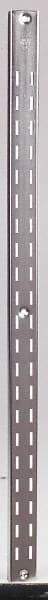 Knape & Vogt - Anachrome Steel Coated Double Slot Standard Bracket - 96" Long - Industrial Tool & Supply