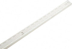 Knape & Vogt - Anachrome Steel Coated Double Slot Standard Bracket - 48" Long - Industrial Tool & Supply