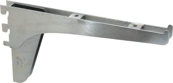 Knape & Vogt - Anachrome Steel Coated Double Bracket - 8" Long - Industrial Tool & Supply
