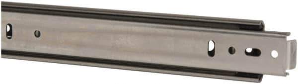Knape & Vogt - 26" Slide Length, 19.5" Travel Length, Chrome Drawer Slide - Chrome Finish - Industrial Tool & Supply