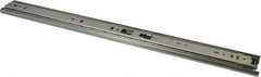 Knape & Vogt - 20" Slide Length, Chrome Box or Vertical File Drawer Slide - 18" Wide, Chrome Finish - Industrial Tool & Supply