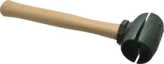 Garland - 2-1/2 Lb Head 1-3/4" Face Malleable Iron Split Head Hammer without Faces - Wood Handle - Industrial Tool & Supply