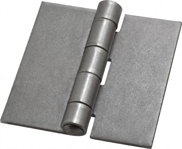 Stanley - 3" Long x 3" Wide, Extra Heavy Full Surface Hinge - Steel, Plain Finish - Industrial Tool & Supply