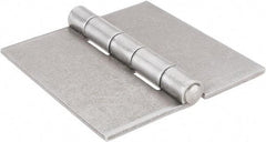 Stanley - 4" Long x 4" Wide, Extra Heavy Full Surface Hinge - Steel, Plain Finish - Industrial Tool & Supply