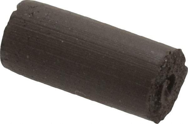 Cratex - 1/4" Max Diam x 1/2" Long, Cylinder, Rubberized Point - Medium Grade, Silicon Carbide, 1/16" Arbor Hole, Unmounted - Industrial Tool & Supply