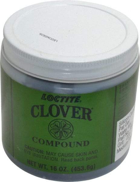 Loctite - 1 Lb Water Soluble Compound - Compound Grade Very Fine, 220 Grit, Black & Gray, Use on General Purpose - Industrial Tool & Supply