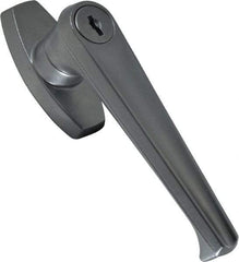 Made in USA - Locking Handle Latch - Polished Chrome Plated - Industrial Tool & Supply