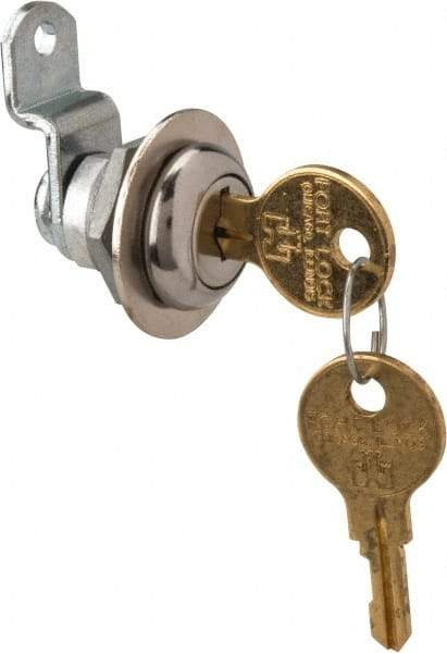 Made in USA - 5/16" Max Thickness, Standard Cam Lock - Stainless Steel Finish - Industrial Tool & Supply