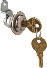 Made in USA - 5/16" Max Thickness, Standard Cam Lock - Stainless Steel Finish - Industrial Tool & Supply