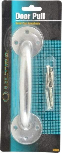 Value Collection - 7-1/2" Long x 1-7/8" Wide, Cast Aluminum 7 1/2" Door Pull - Aluminum Coated - Industrial Tool & Supply