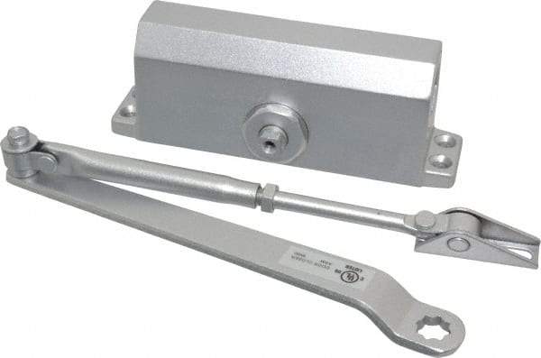 Value Collection - Manual Damper - Aluminum Finish, Non-Handed - Industrial Tool & Supply