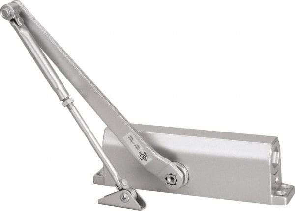 Value Collection - Manual Damper - Aluminum Finish, Non-Handed - Industrial Tool & Supply