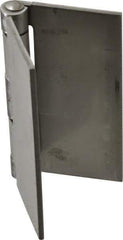 Made in USA - 4" Wide x 1/8" Thick, Blank Butt Hinge - Stainless Steel, Polished Finish - Industrial Tool & Supply