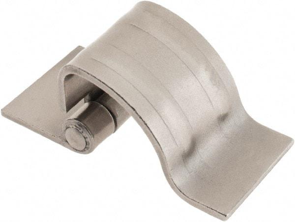 Made in USA - 1-1/4" Wide x 0.09" Thick, Concealed Hinge - Steel, Plain Finish - Industrial Tool & Supply